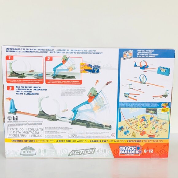 Hot Wheels Track Builder Rocket Launch with 3 Stunts and 1 Vehicle New Sealed - Picture 10 of 15